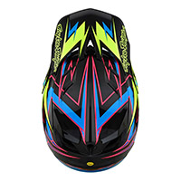 Troy Lee Designs D4 Carbon Volt noir jaune - 4