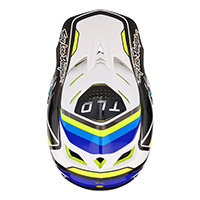 Troy Lee Designs D4 Composite Reverb Bianco Blu - 3