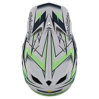 Casque Troy Lee Designs D4 Composite Volt blanc - 4