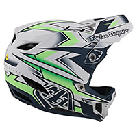 Troy Lee Designs D4 Composite Volt Helmet White - 3