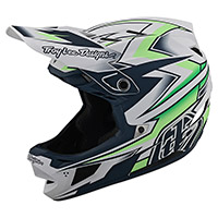 Casque Troy Lee Designs D4 Composite Volt bleu