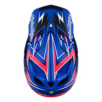 Troy Lee Designs D4 Composite Volt Helmet Blue - 4