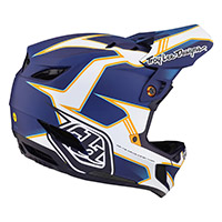 Troy Lee Designs D4 Composite Matrix Helmet Blue - 2