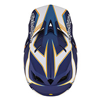 Troy Lee Designs D4 コンポジット マトリックス ヘルメット ブルー - 3