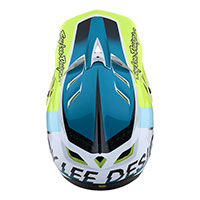 Troy Lee Designs D4 Composite Qualifier blanco verde - 3