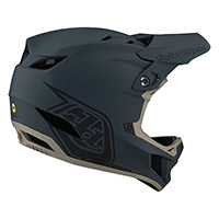 Casque Troy Lee Designs D4 Composite Stealth Gris