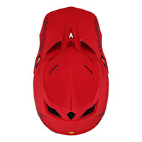 Casco Troy Lee Designs D4 Composite Stealth Rosso - 3