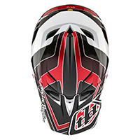 Casque Troy Lee Designs D4 Polyacrylite Block rouge - 4