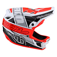 Troy Lee Designs D4 Composite Team Sram Helmet Red - 2