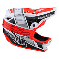 Troy Lee Designs D4 Composite Team Sram Helmet Red