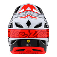 Troy Lee Designs D4 Composite Team Sram Helmet Red - 4