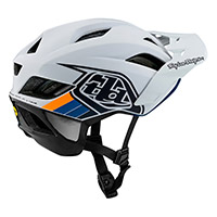 Casque Troy Lee Designs Mtb Flowline Badge Blanc