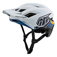 Casque Troy Lee Designs Mtb Flowline Badge blanc