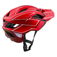 Casque Troy Lee Designs Flowline Pinstripe Rouge