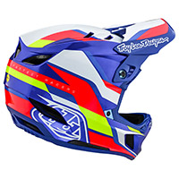 Troy Lee Designs D4 コンポジット オメガ ヘルメット ブルー - 3