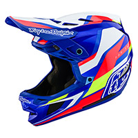 Casco Troy Lee Designs D4 Composite Omega Blu