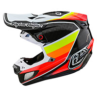 Casco Troy Lee Designs SE5 Carbon Reverb rojo - 2