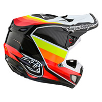 Casco Troy Lee Designs SE5 Carbon Reverb rojo - 3