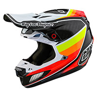 Troy Lee Designs SE5 Carbon Reverb Helm rot