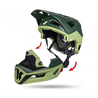Ufo Defcon Two Enduro Helmet Green