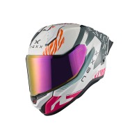 Casco Nexx X.R5R Predar rosa bianco