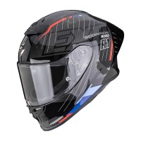 Scorpion EXO R1 EVO Carbon Air Surge blu rosso