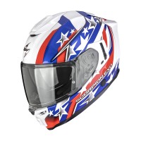 Casque Scorpion EXO-1500 Air Etoile bleu rouge