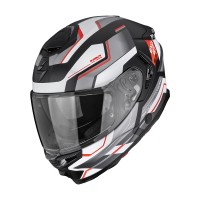 Casco Scorpion Exo-GT Sp Air Arkon argento rosso opaco