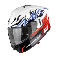 Casco Scorpion Exo 530 Air Jsk 97 Bianco Rosso
