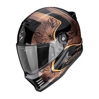 Casco Scorpion Covert Fx Ameria Nero Oro