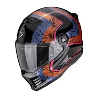 Casco Scorpion Covert Fx Ameria Nero Arancio