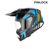 Casque Acerbis Assault noir bleu