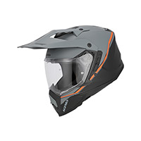 Casco Acerbis Assault nero arancio fluo opaco