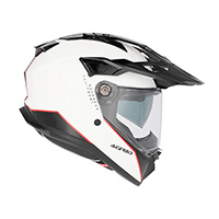 Casco Acerbis Attack Bianco Nero - img 2