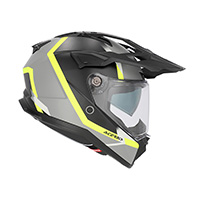 Casco Acerbis Attack Nero Giallo Fluo - img 2