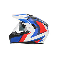 アセルビス フリップ FS-606 2206 ヘルメット ホワイト ブルー レッド - 3