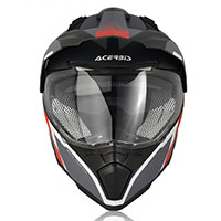 Casco Acerbis Flip Fs-606 Grigio Rosso