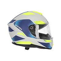 Casco Acerbis Krapon 2206 gris azul - 2