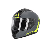 Casco Acerbis Krapon 2206 Grigio Giallo