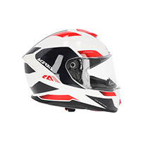 Casque Acerbis Krapon 2206 Blanc Rouge