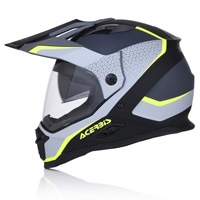 Casco Moto Acerbis Reactive Graffix Nero Grigio