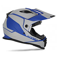アセビス リアクティブ グラフフィックス VTR ヘルメット グレー ブルー - 3