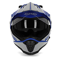 アセビス リアクティブ グラフフィックス VTR ヘルメット グレー ブルー - 4