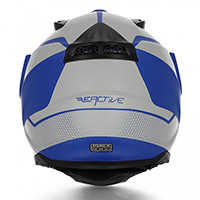 アセビス リアクティブ グラフフィックス VTR ヘルメット グレー ブルー - 5