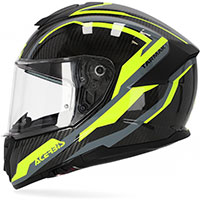 Casco Acerbis Tarmak Carbon gris amarillo - 2