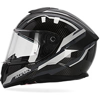 Casco Acerbis Tarmak Carbon negro gris