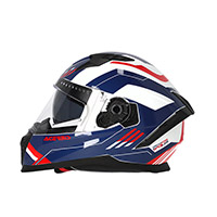 Acerbis X-Way グラフィック ヘルメット ホワイト ブルー レッド - 3