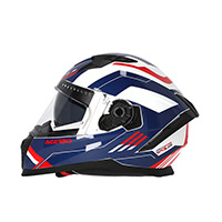 Casque Acerbis X-Way Graphic blanc bleu rouge - 3