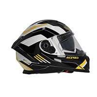 Acerbis X-Way グラフィック ヘルメット ブラック イエロー