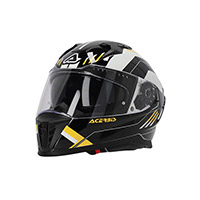 Acerbis X-Way グラフィック ヘルメット ブラック グリーン